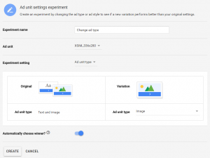 determine what ad type generates more clicks