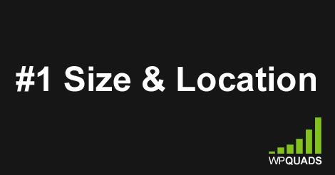 Best AdSense sizes and locations