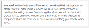adblocker warning
