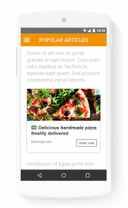 Native In-article ads