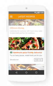 Native In-feed ads